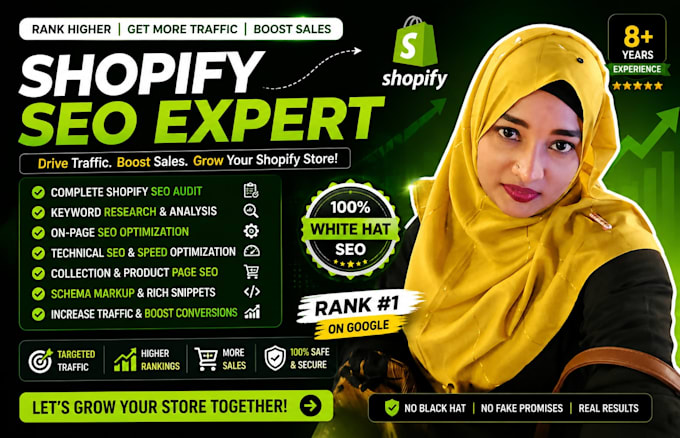 do complete shopify seo for ecommerce website ranking