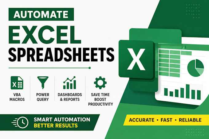 automate excel spreadsheet with vba macros power query dashboards