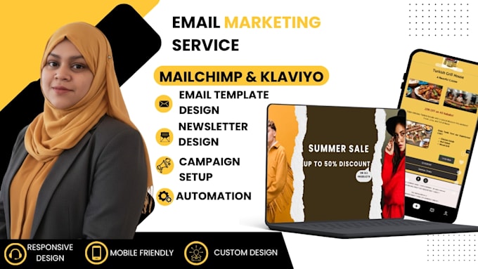 work on editing mailchimp email template