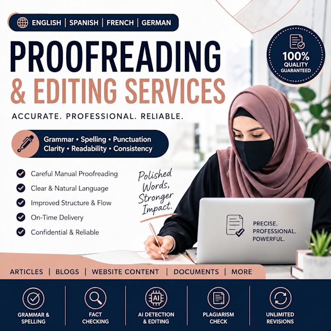 proofread multilingual documents professionally
