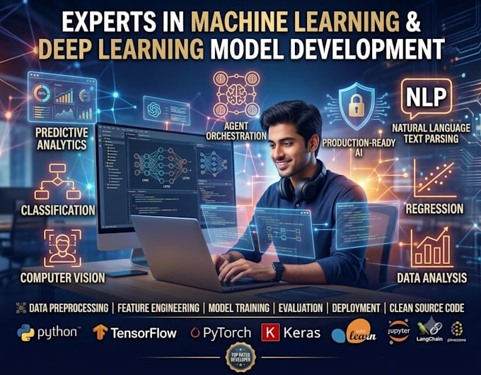develop machine learning and deep learning models
