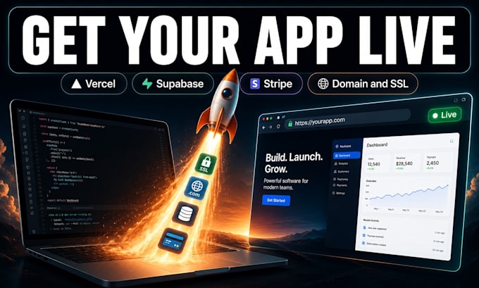 deploy vibe coded app, vercel supabase domain ssl setup, stripe integration fix