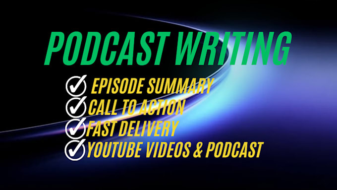 write your podcast show notes for SEO