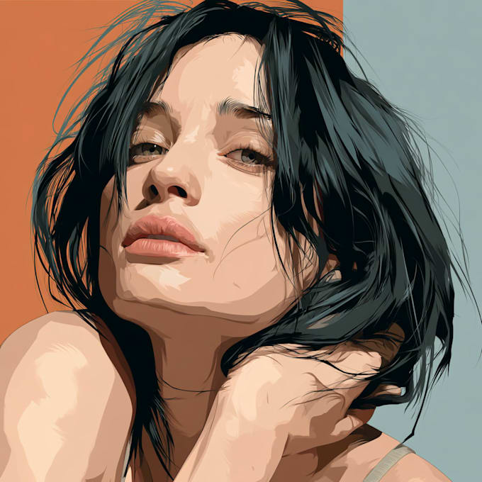 draw high quality vector portraits