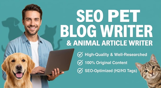be your pet blog writer and animal article writer