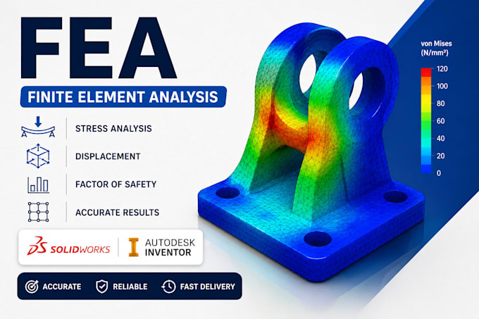 do finite element analysis on solidworks or inventor