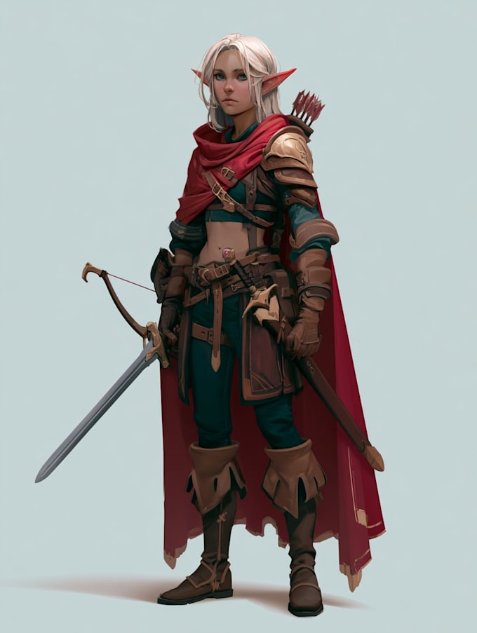 draw dnd character illustration