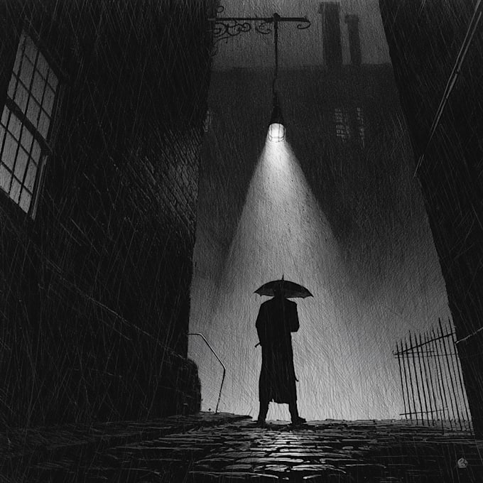 do noir, horror and dark comic book art and illustrations