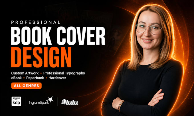 create a book cover design paperback, hardcover, epub files