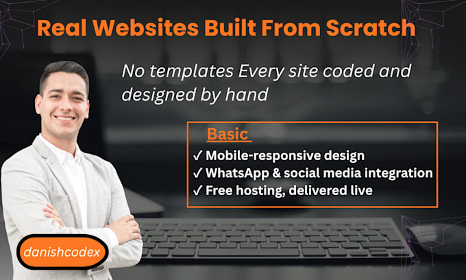 create a stunning single page website for your business