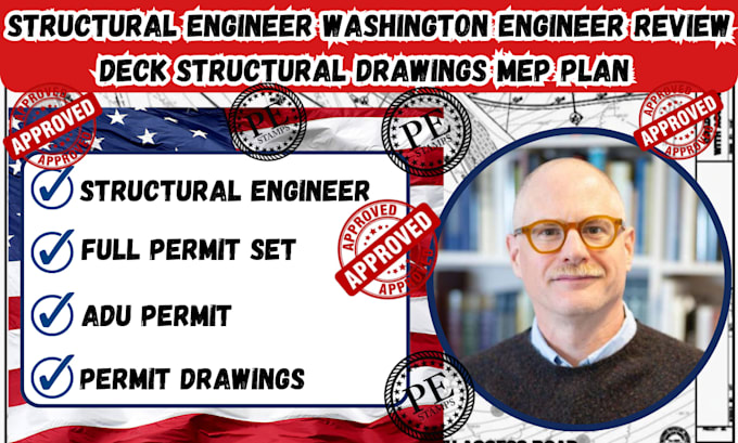 structural engineer washington engineer review deck structural drawings mep plan