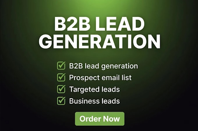 do b2b lead generation any industry, linkedin lead gen