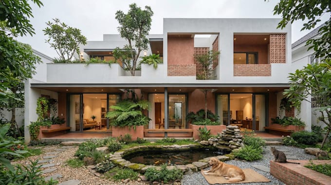 create high quality 3d architectural visualization