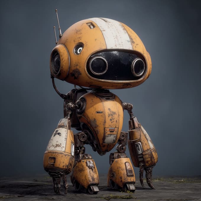 design sci fi mecha and robot concept art