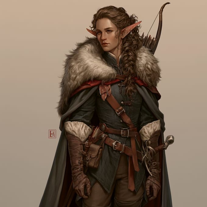 unique character art and dnd character art