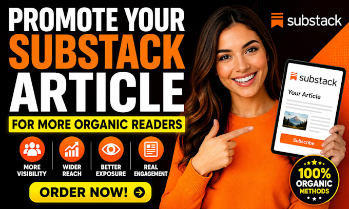 promote your substack article for more organic readers