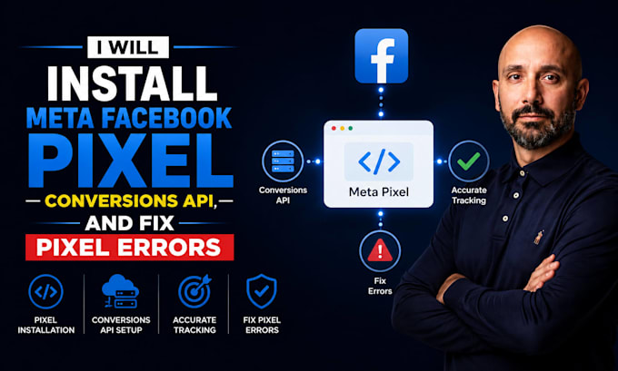 install meta facebook pixel, conversions api and fix pixel errors