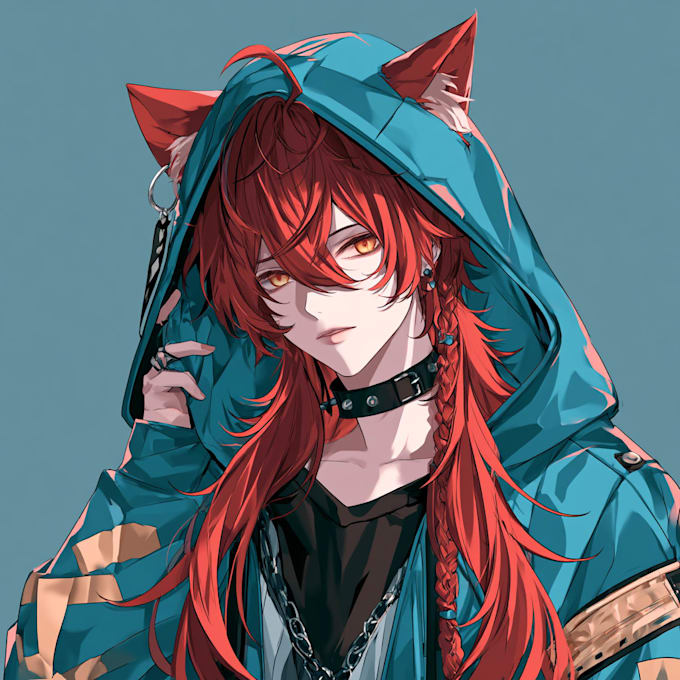 draw custom anime art illustration for pfp oc