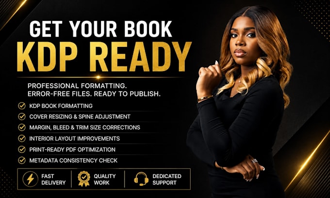 fix rejected amazon KDP book and cover formatting