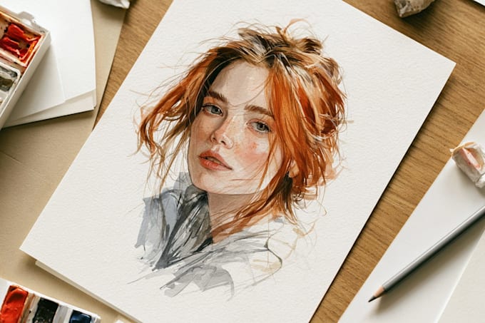 do a watercolor illustration