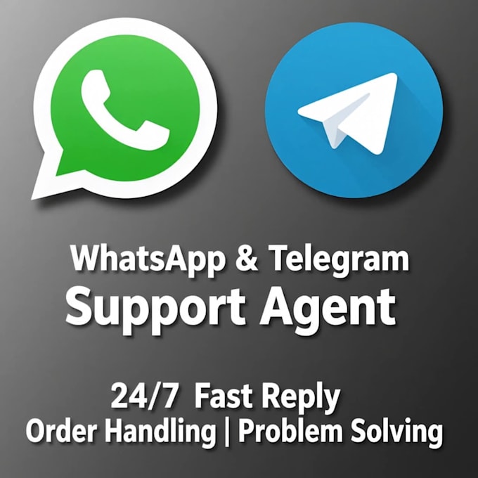 do whatsapp and telegram customer support