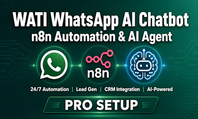 setup wati whatsapp ai chatbot and n8n automation agent