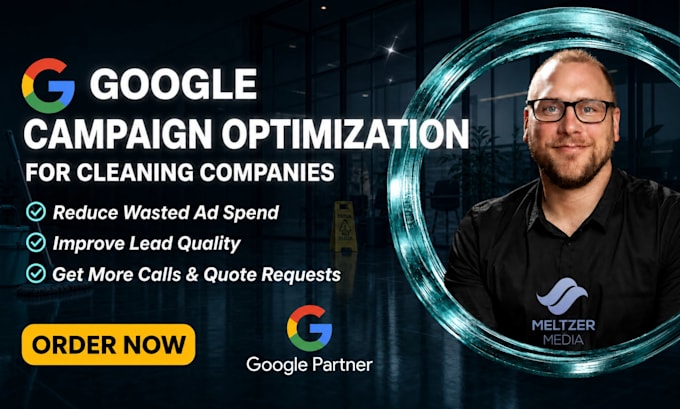 optimize google ads for cleaning companies