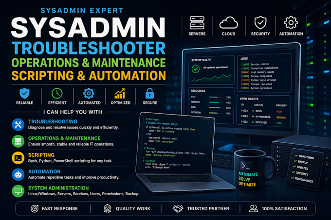 manage and troubleshoot linux servers professionally