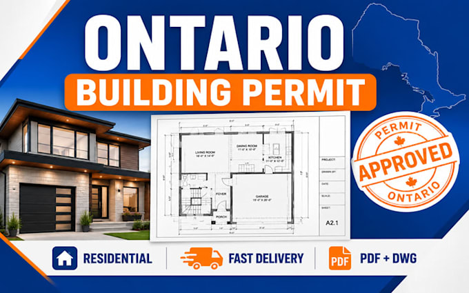 prepare ontario residential building permit drawing