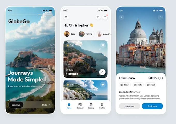 develop responsive city tour app, tourism app, travel app