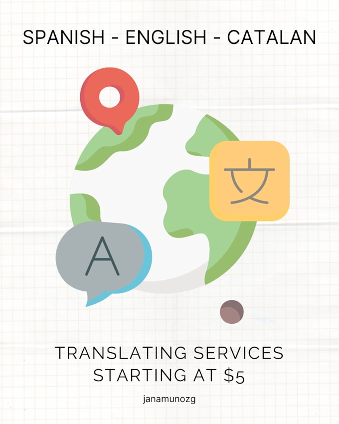 translate english to spanish or catalan manually
