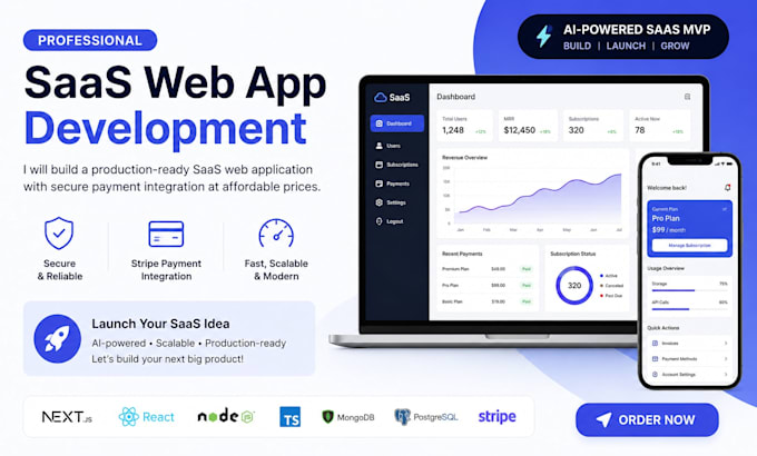 do website development saas website development, and full stack development
