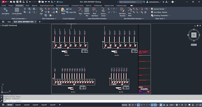 redraw your set of electrical drawings in autocad electrical