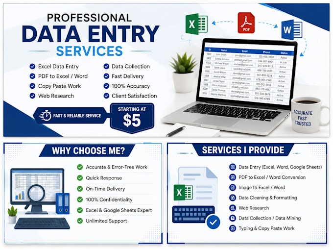 data entry excel data entry