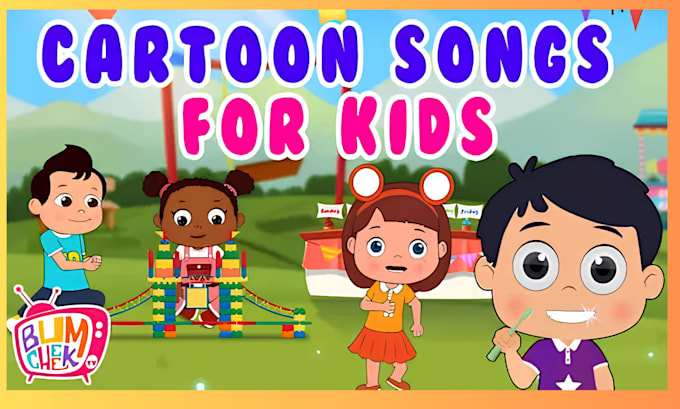 create engaging kids educational cartoon animation for youtube