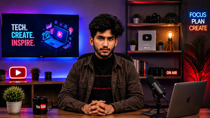 create a realistic professional ai profile picture