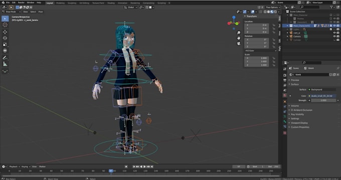 rig, convert, modify your 3d model ready for mmd, cc4, cc5, reallusion, iclone