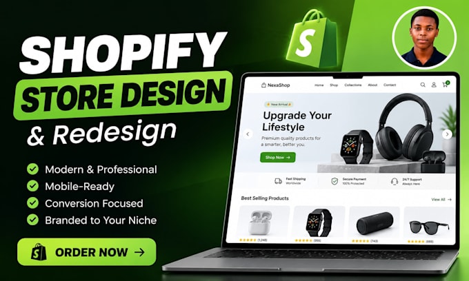 shopify store design shopify store redesign website design as shopify expert