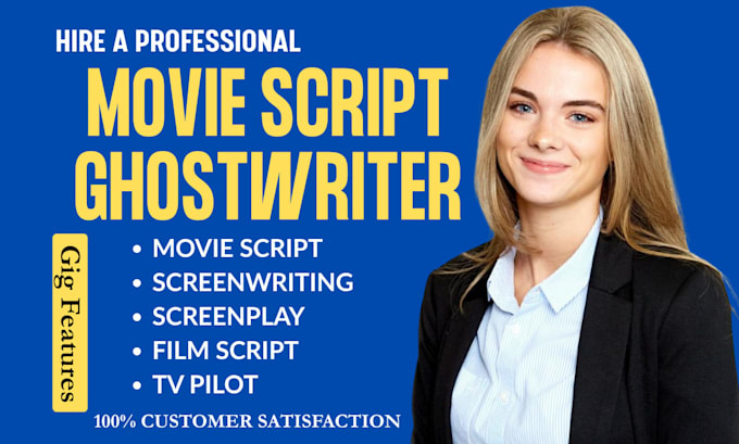 ghostwrite movie script script writing screenplay screenwriting youtube script