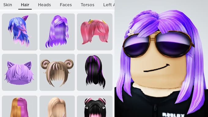 create custom roblox ugc, hair models, and accessories for you