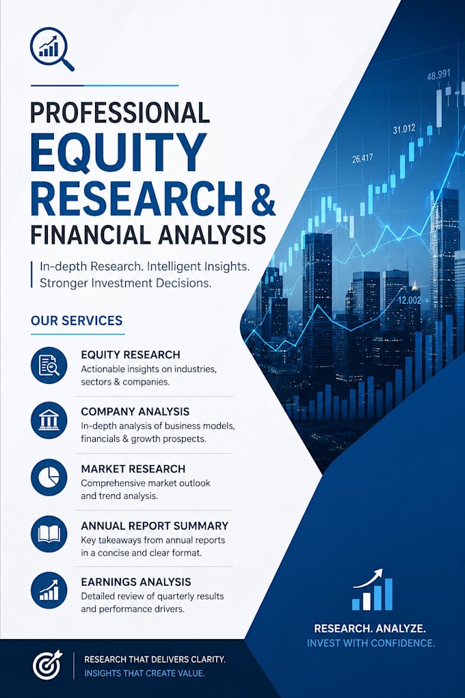 write finance and investment research articles