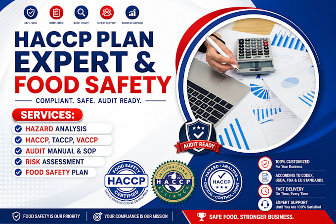 develop halal, gmp, iso 22000 food safety certification documents, audit manual