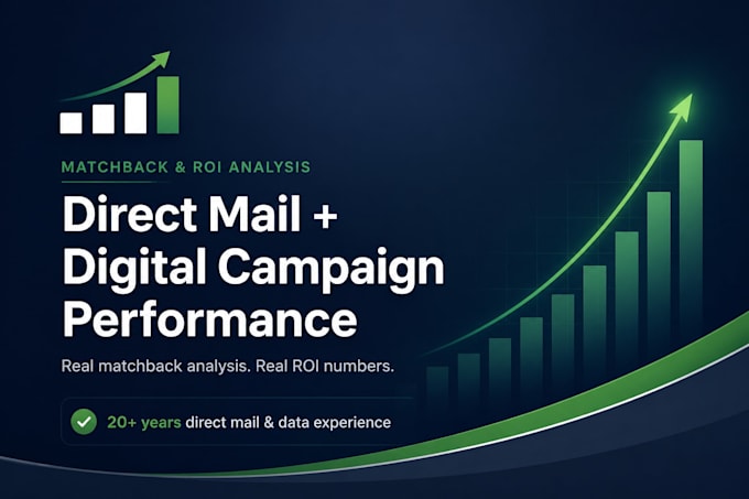 analyze your direct mail and digital campaign performance