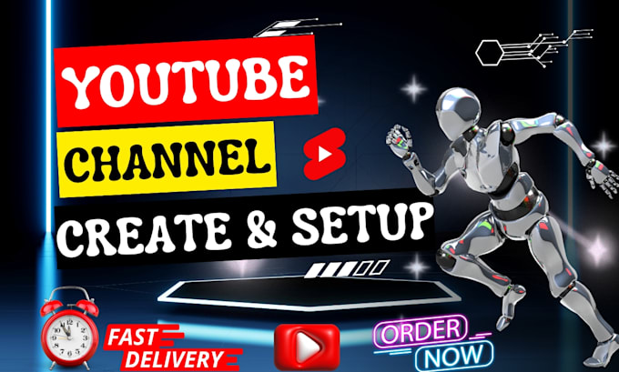 create, setup youtube channel, instagram account with SEO