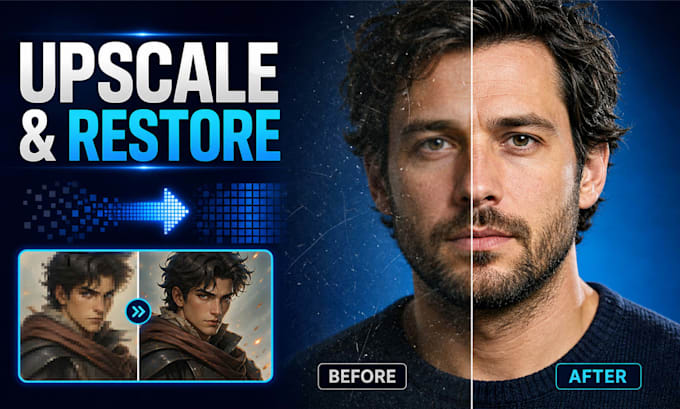 upscale restore and enhance your ai or low resolution images