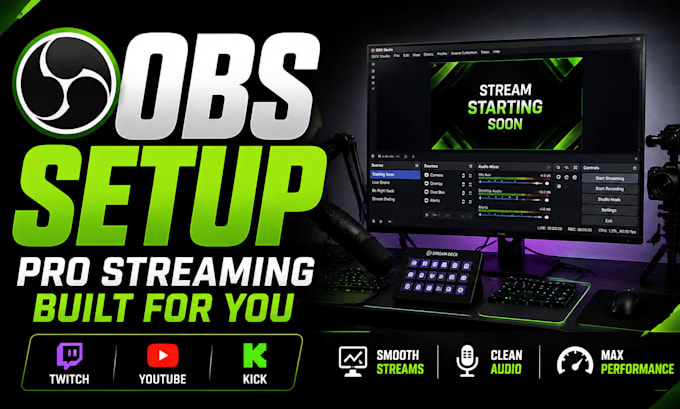 optimize obs studio setup for professional streaming