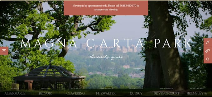 design a luxury real estate website, realtor website using wix website