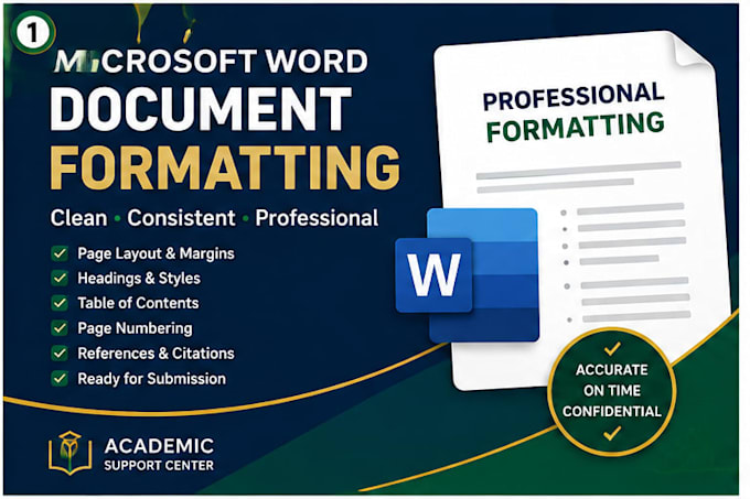 professionally format your document in microsoft word