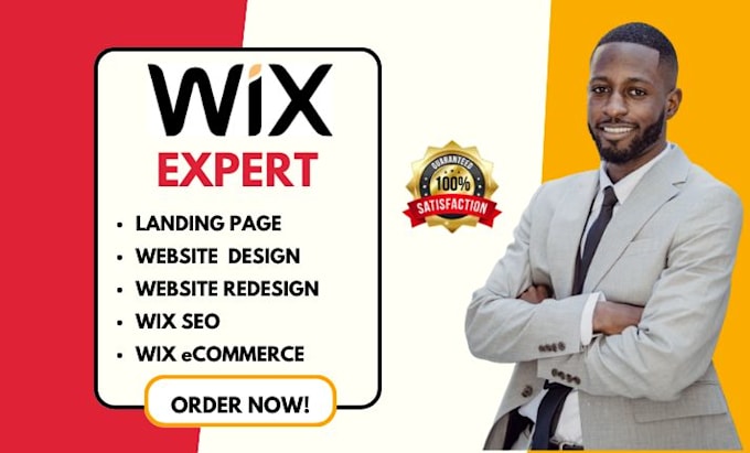 create a wix website, redesign and coding