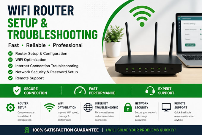 configure and troubleshoot wifi router